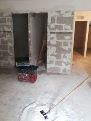 Χτίσιμο και Σοβάτισμα αποθηκών με ALFA-BLOCK στην Ν Σμύρνη