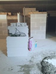Χτίσιμο και Σοβάτισμα αποθηκών με ALFA-BLOCK στην Ν Σμύρνη